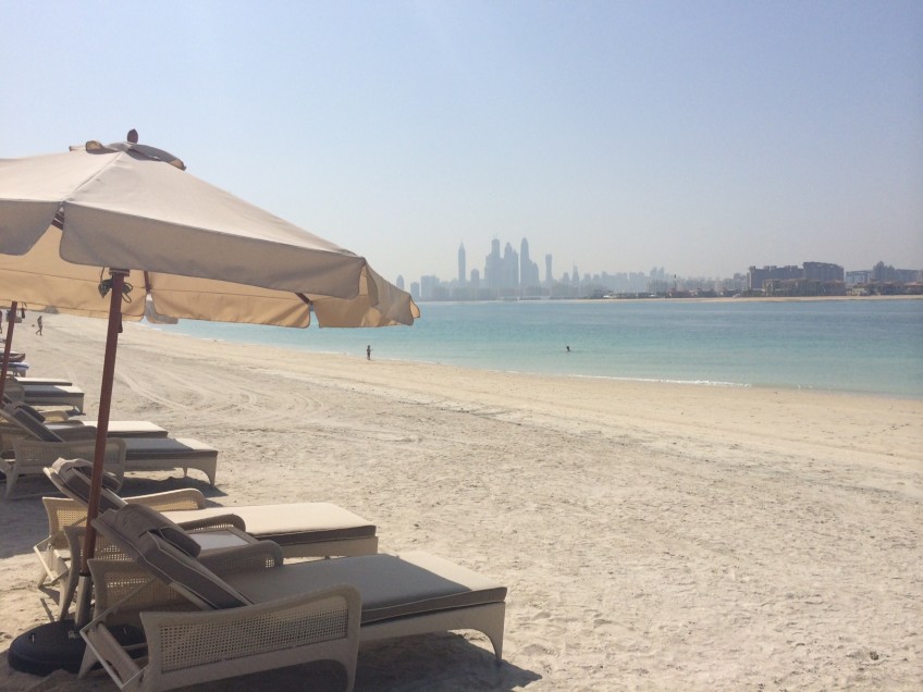 Soak in the sun on the Palm Jumeirah